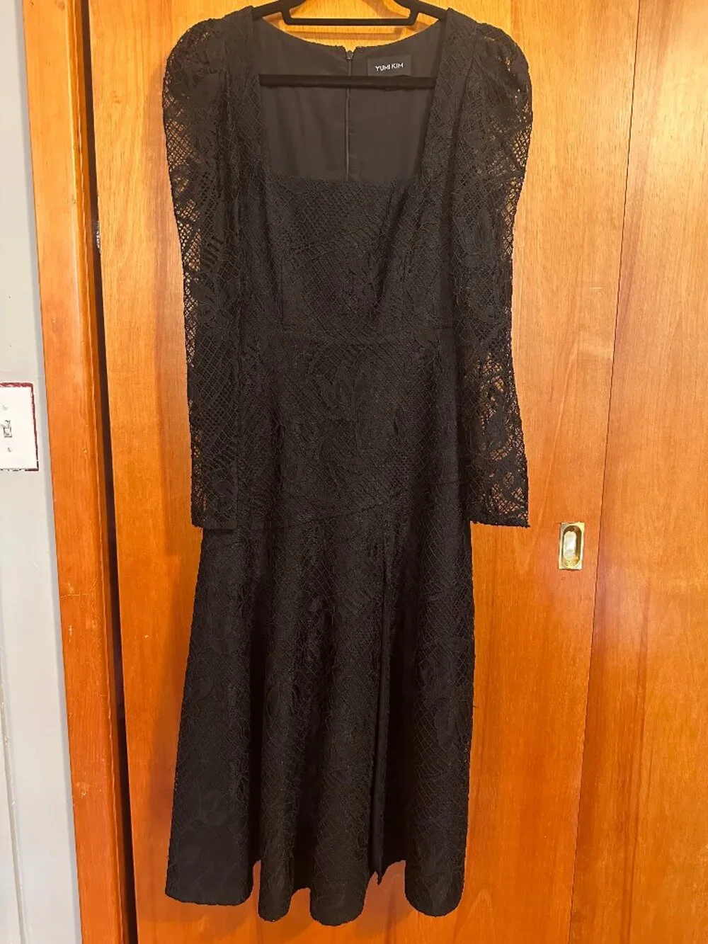 Yumi Kim Black, Long Sleeve Formal Midi Dress - Picture 2 of 3